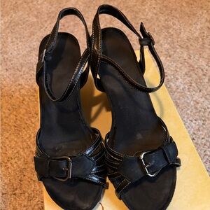 Black Aerosoles sandals size 7